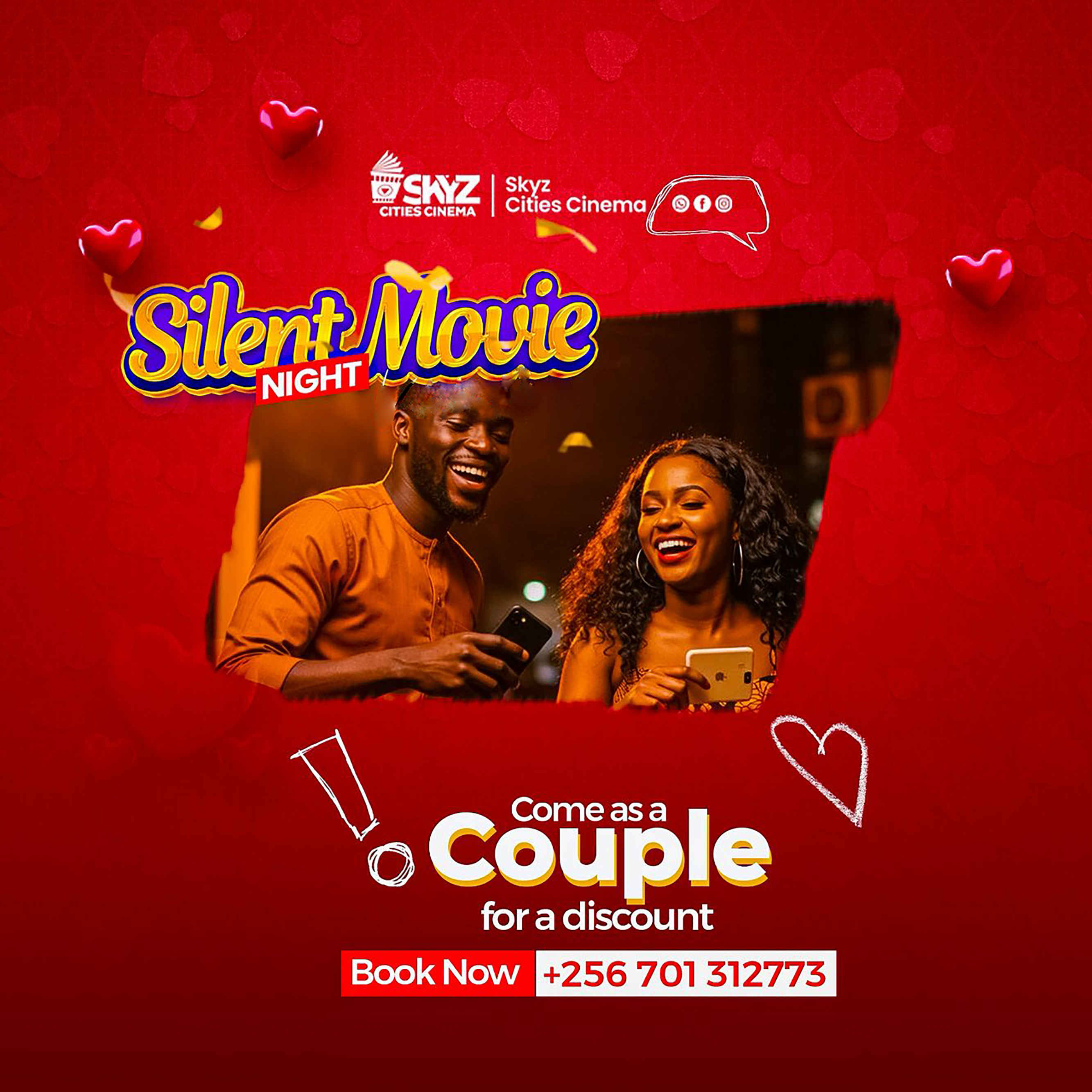 Silent Movie night Hosted by Skyz Cities Cinema.